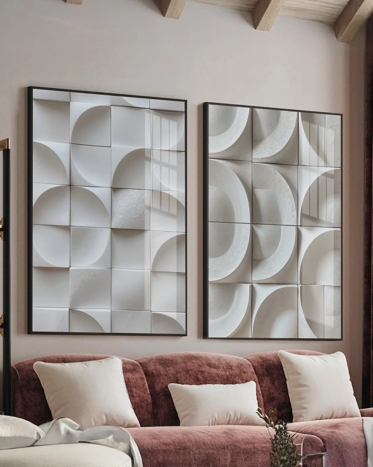 Dupla de Quadros Harmonia Geométrica