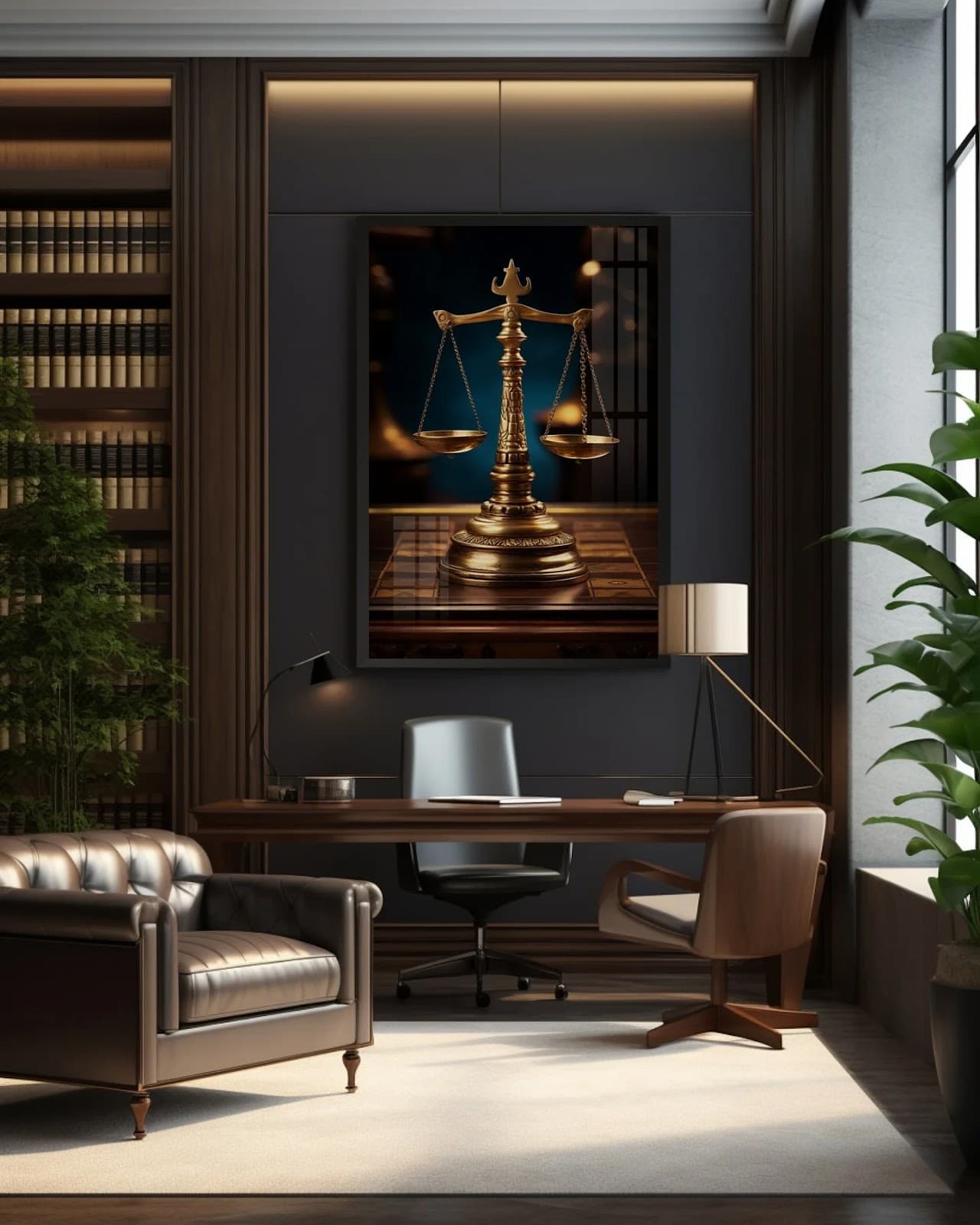 Quadro Balança da Justiça