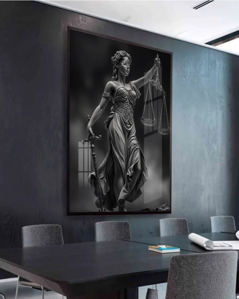 Quadro A Deusa Justitia