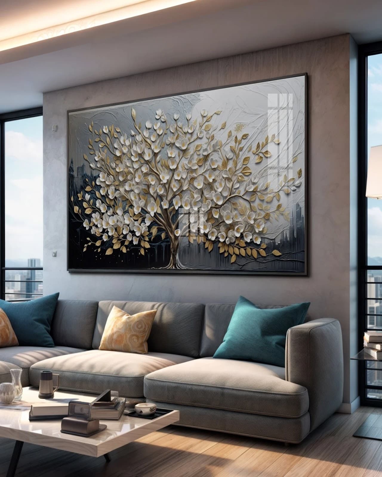 Quadro Árvore Chuva de Bênção
