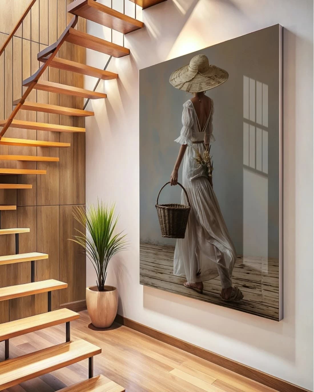 Quadro Mulher do Chapéu Sonho