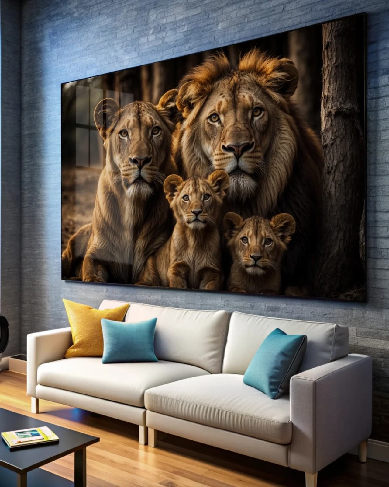 Quadro Família Real Felina
