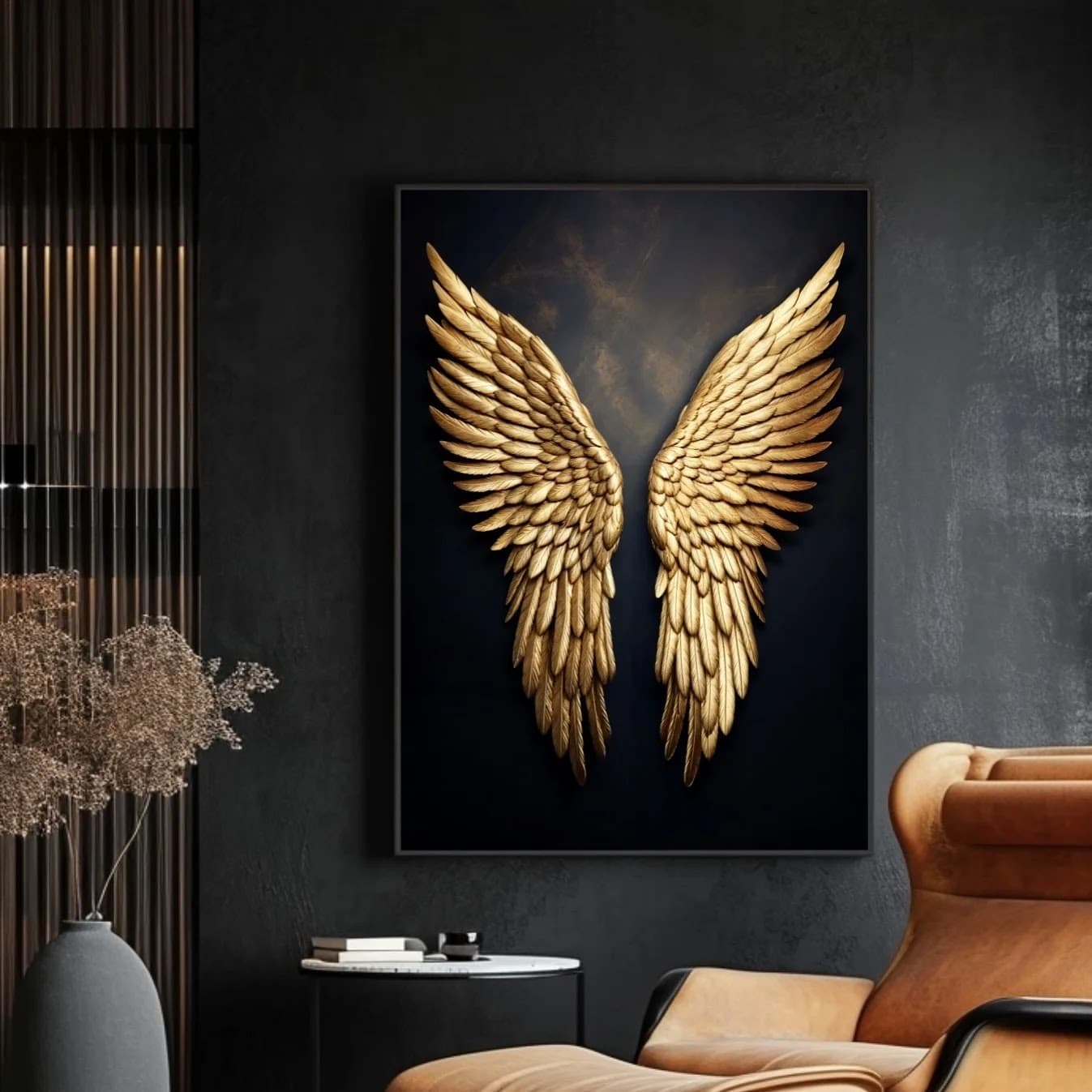 Quadro Asas Douradas da Harmonia