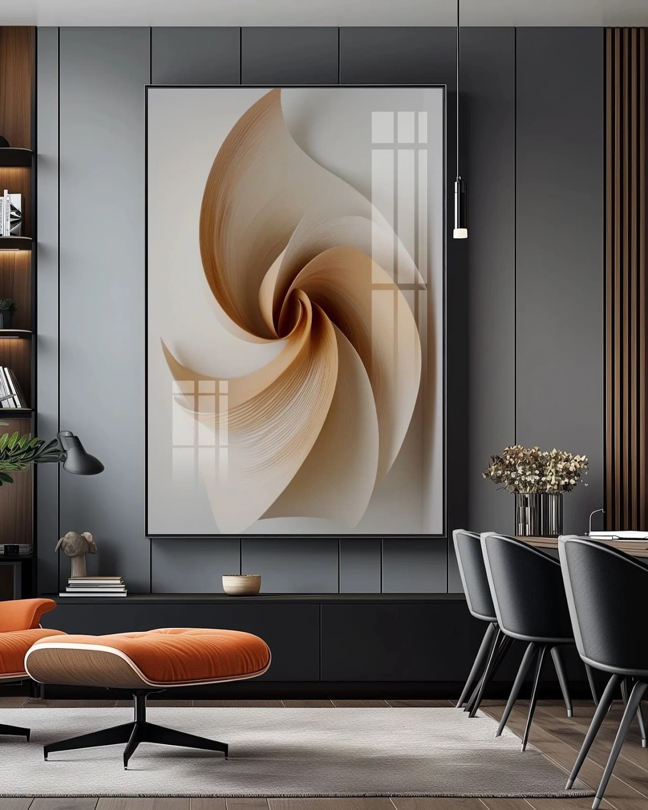 Quadro Ondas do Pensamento