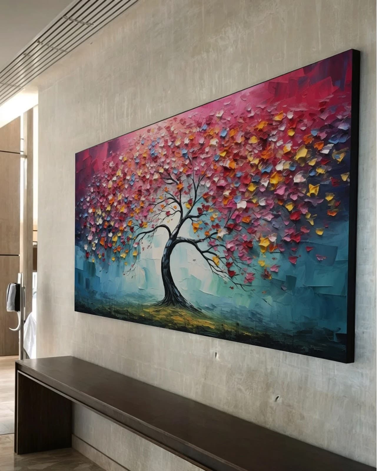 Quadro Árvore Rubra em Transformação