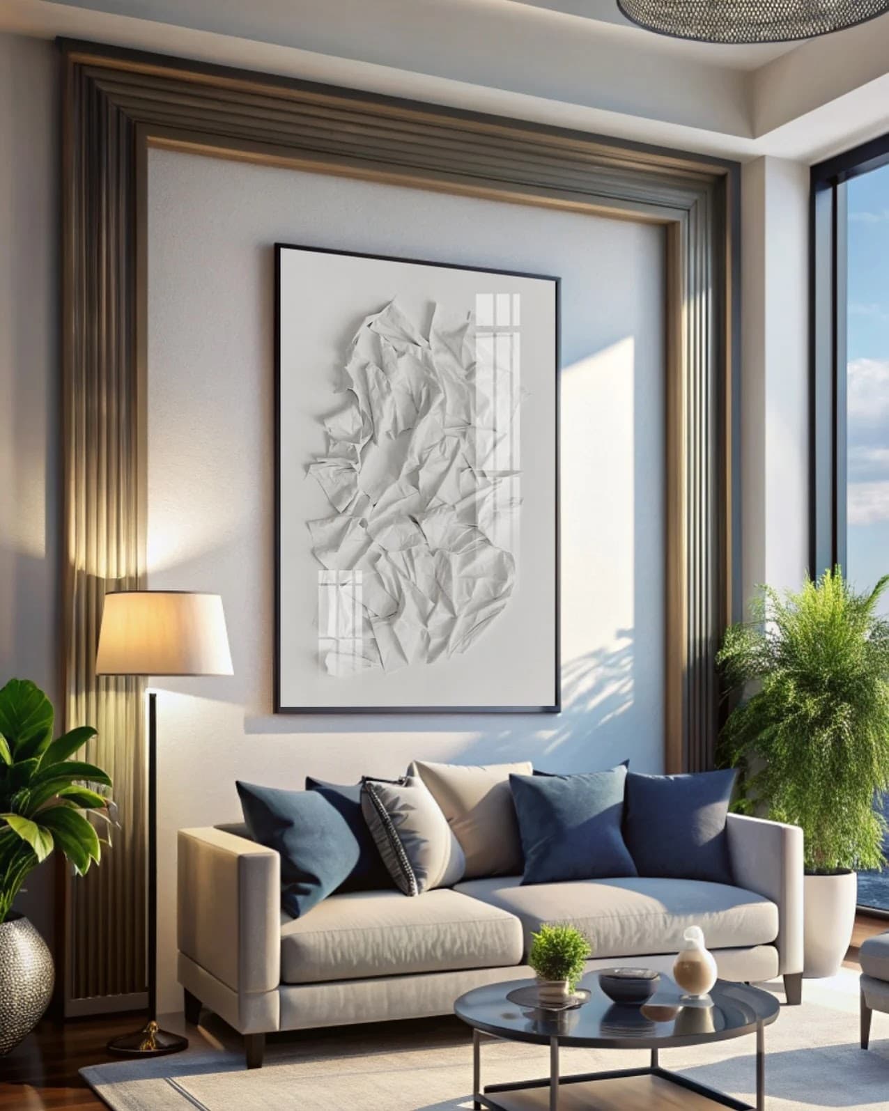 Quadro Folhas em Suspensão