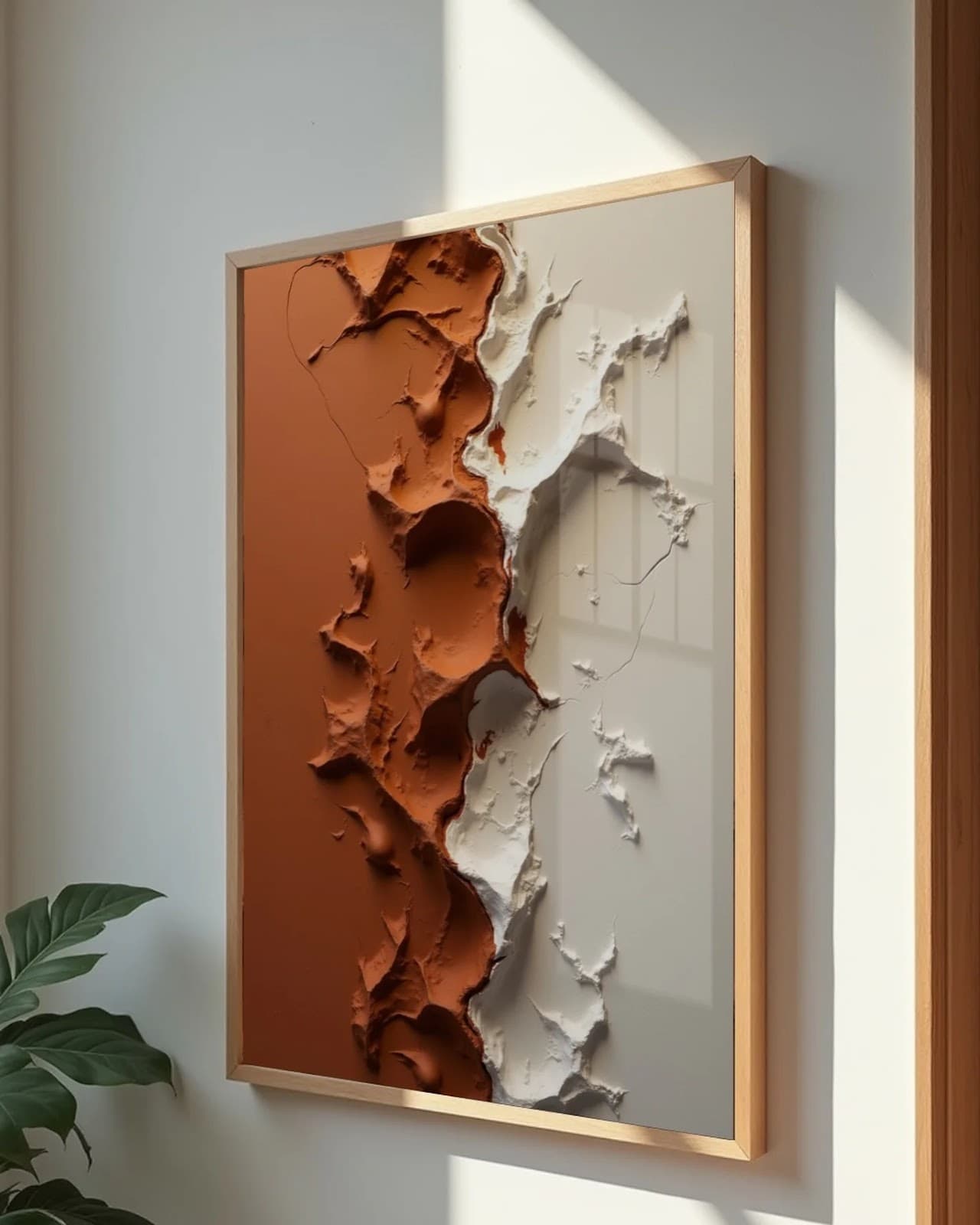 Quadro Relevo em Ouro e Cobre