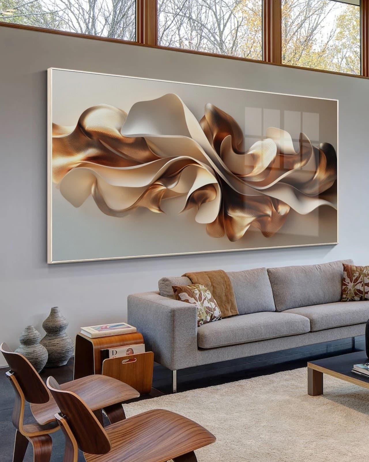 Quadro Mel e Seda
