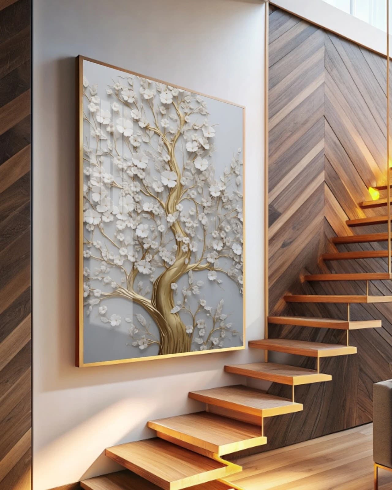 Quadro Pétalas de Névoa