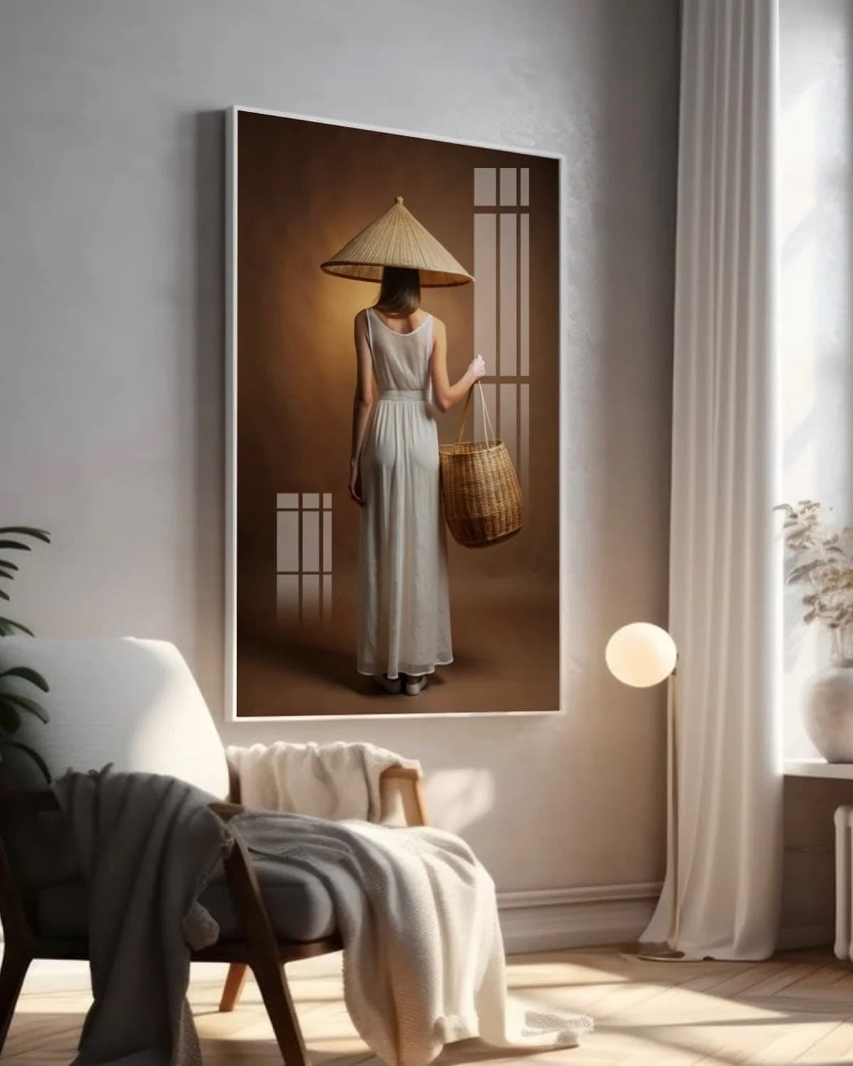 Quadro Mulher do Oriente Poético