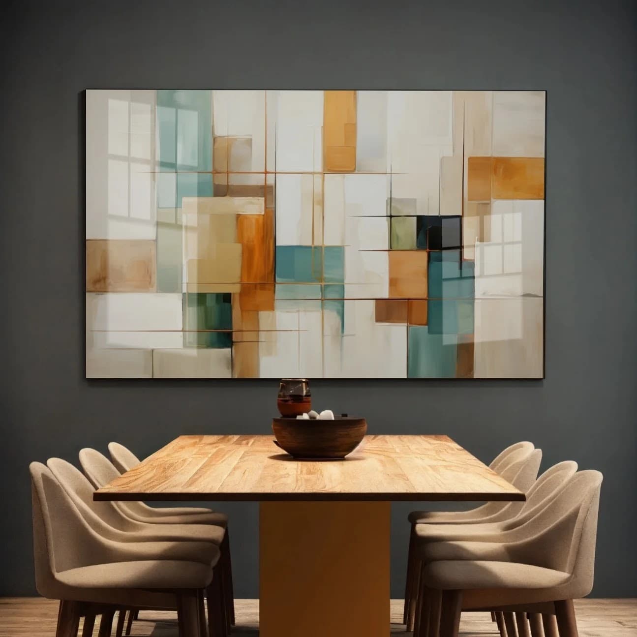 Quadro Quadrículas Harmônicas