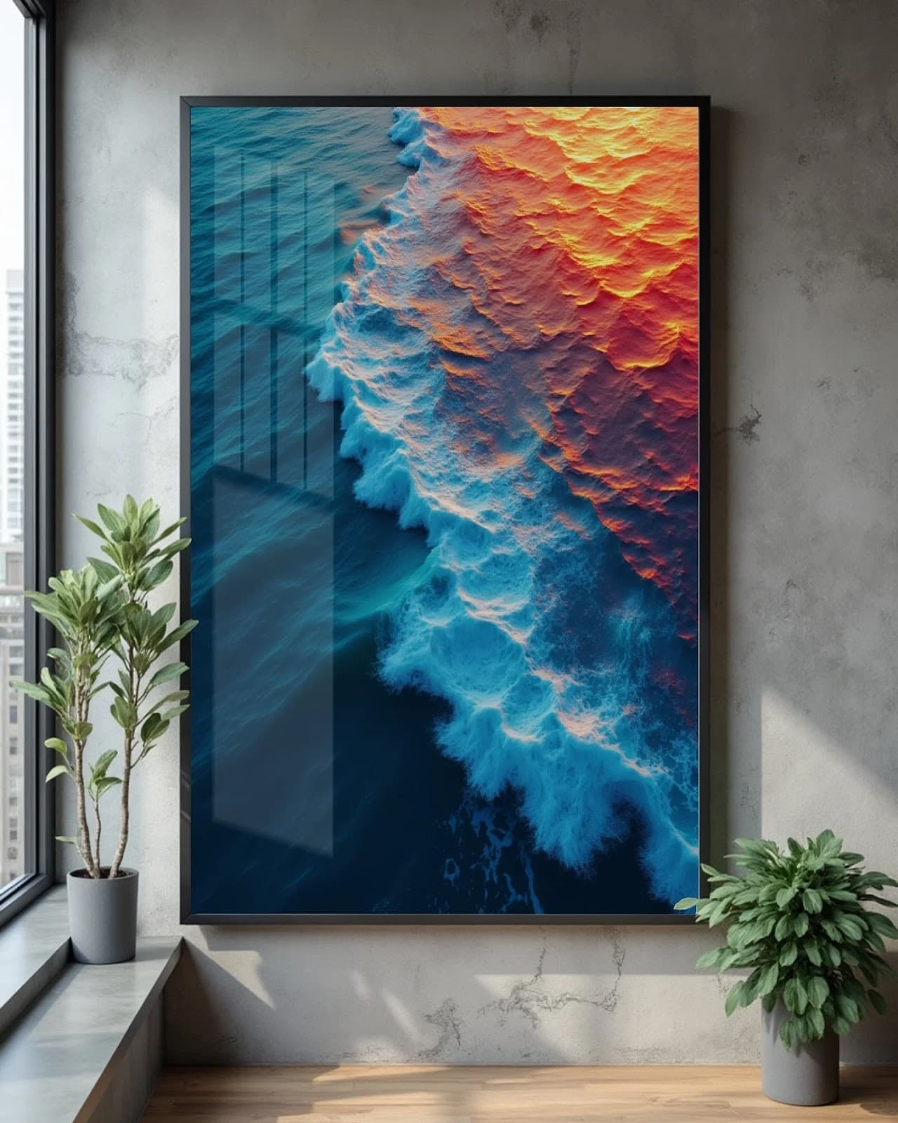Quadro Oceano em Movimento