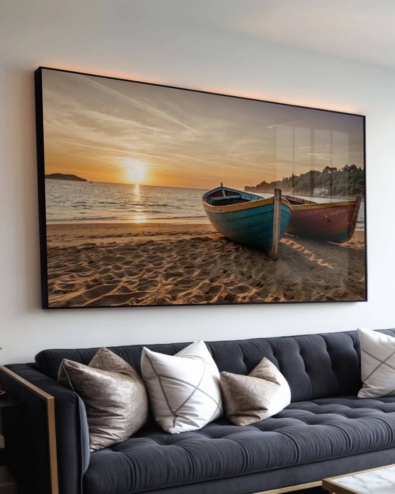Quadro Pôr do Sol Duplo