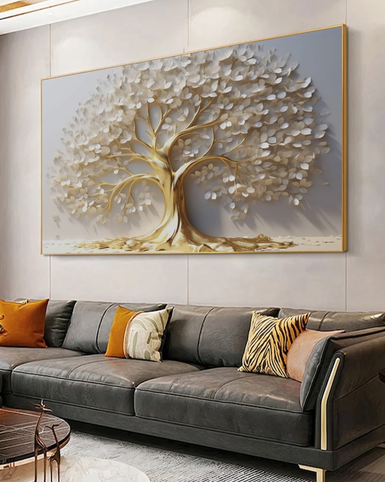 Quadro Árvore Dourada da Esperança