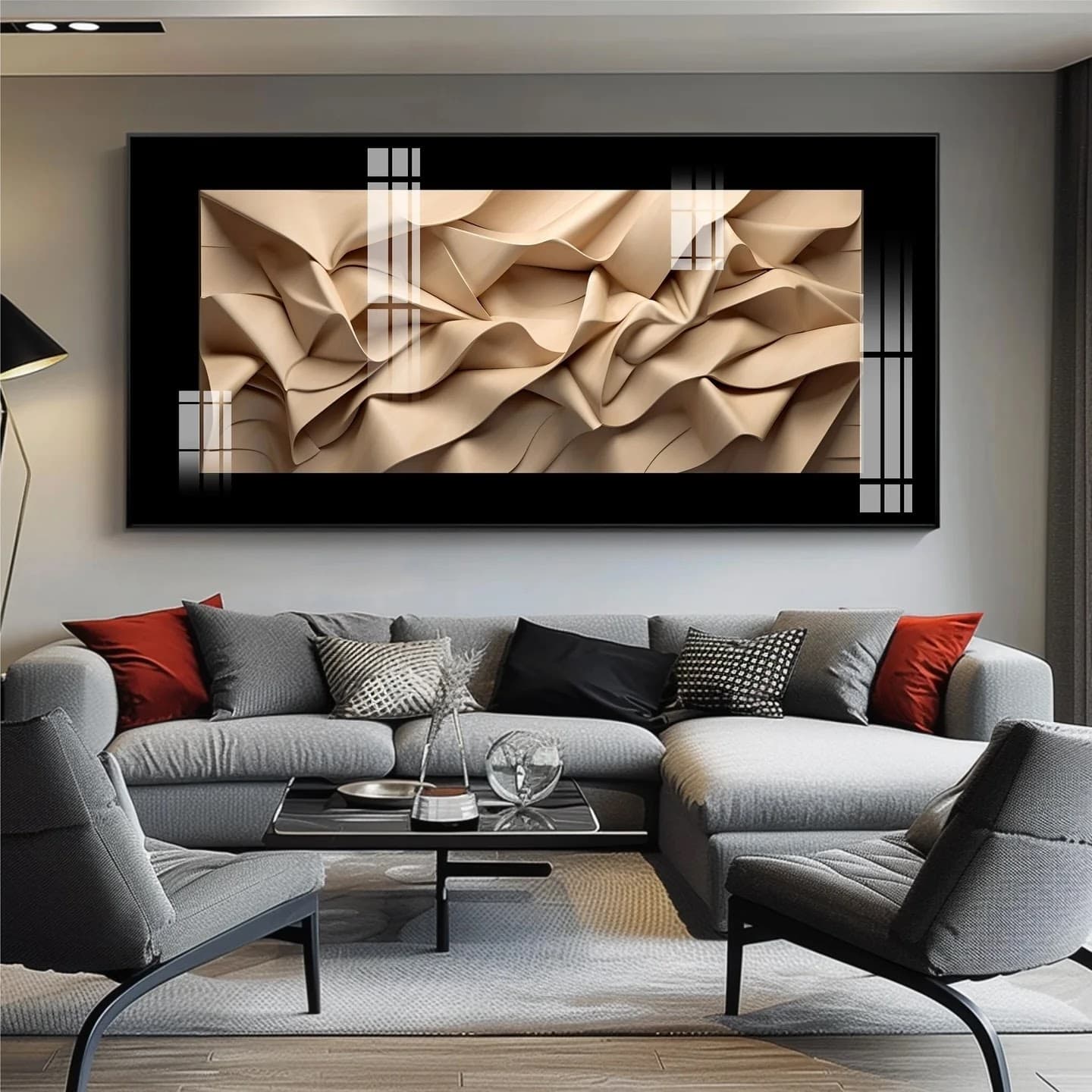 Quadro Ondas Dançantes Cósmicas