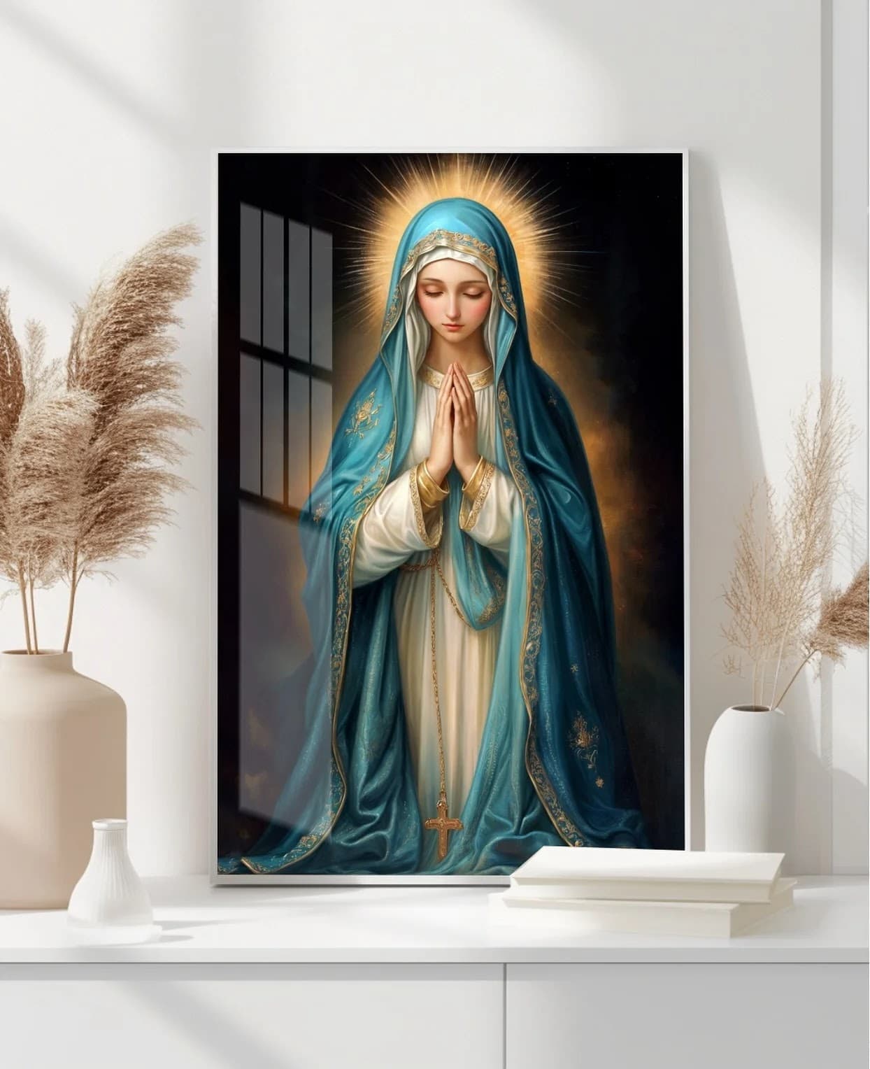 Quadro Virgem Celeste