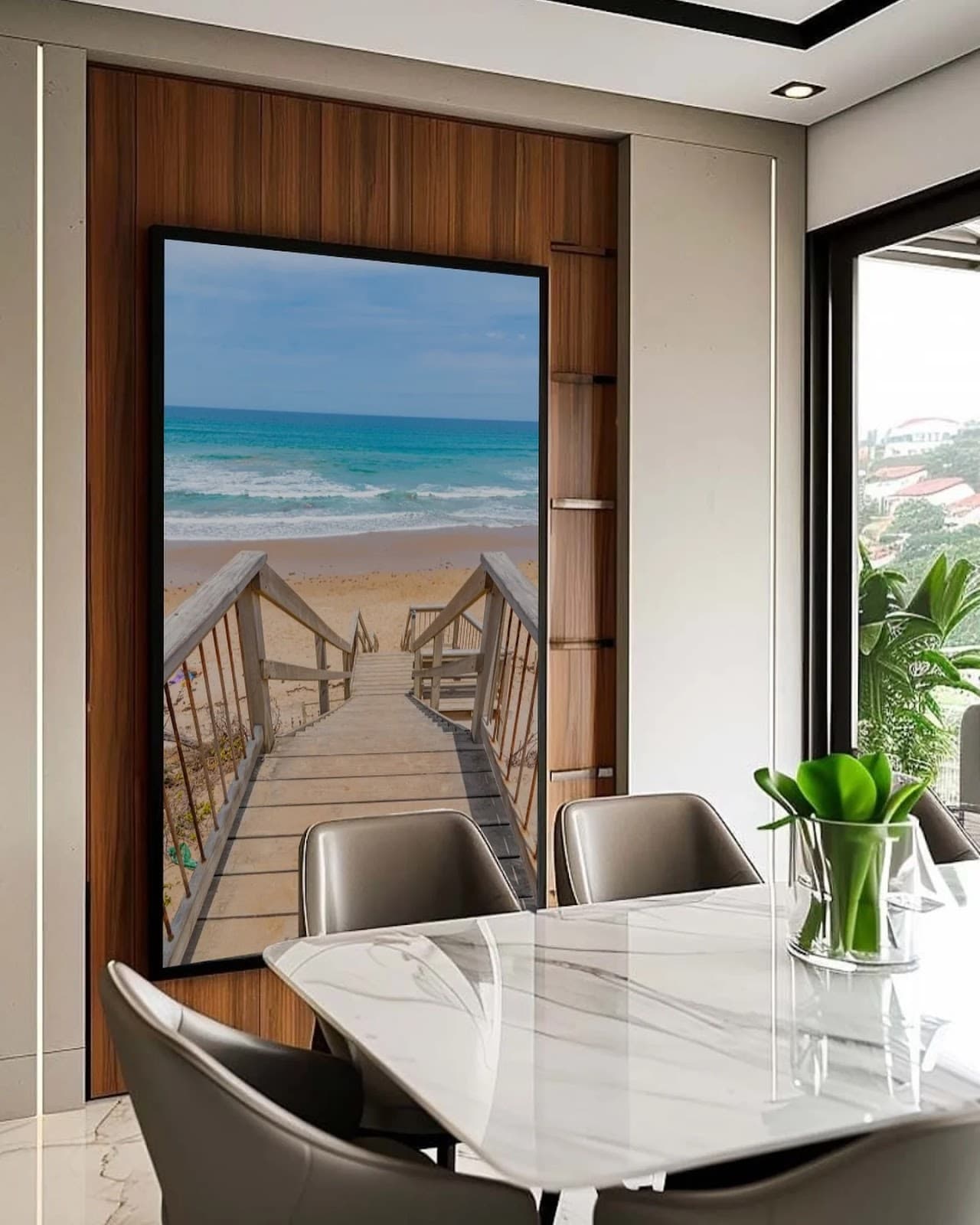 Quadro Praia ao Amanhecer