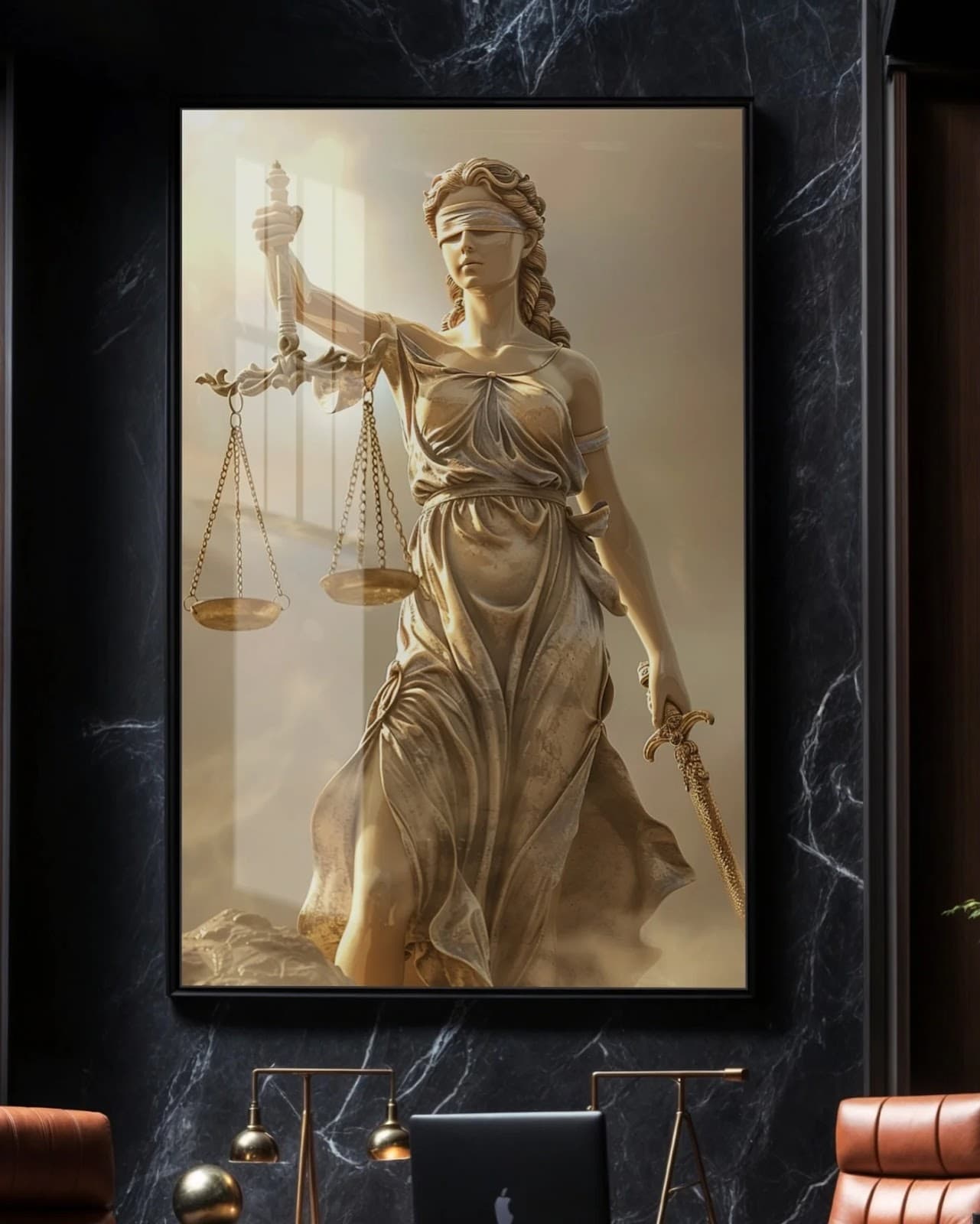 Quadro A Deusa da Justiça