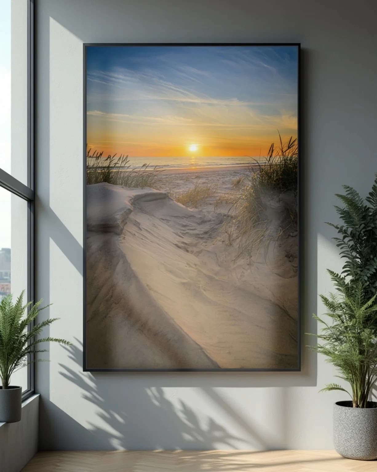 Quadro Pôr do Sol nas Dunas