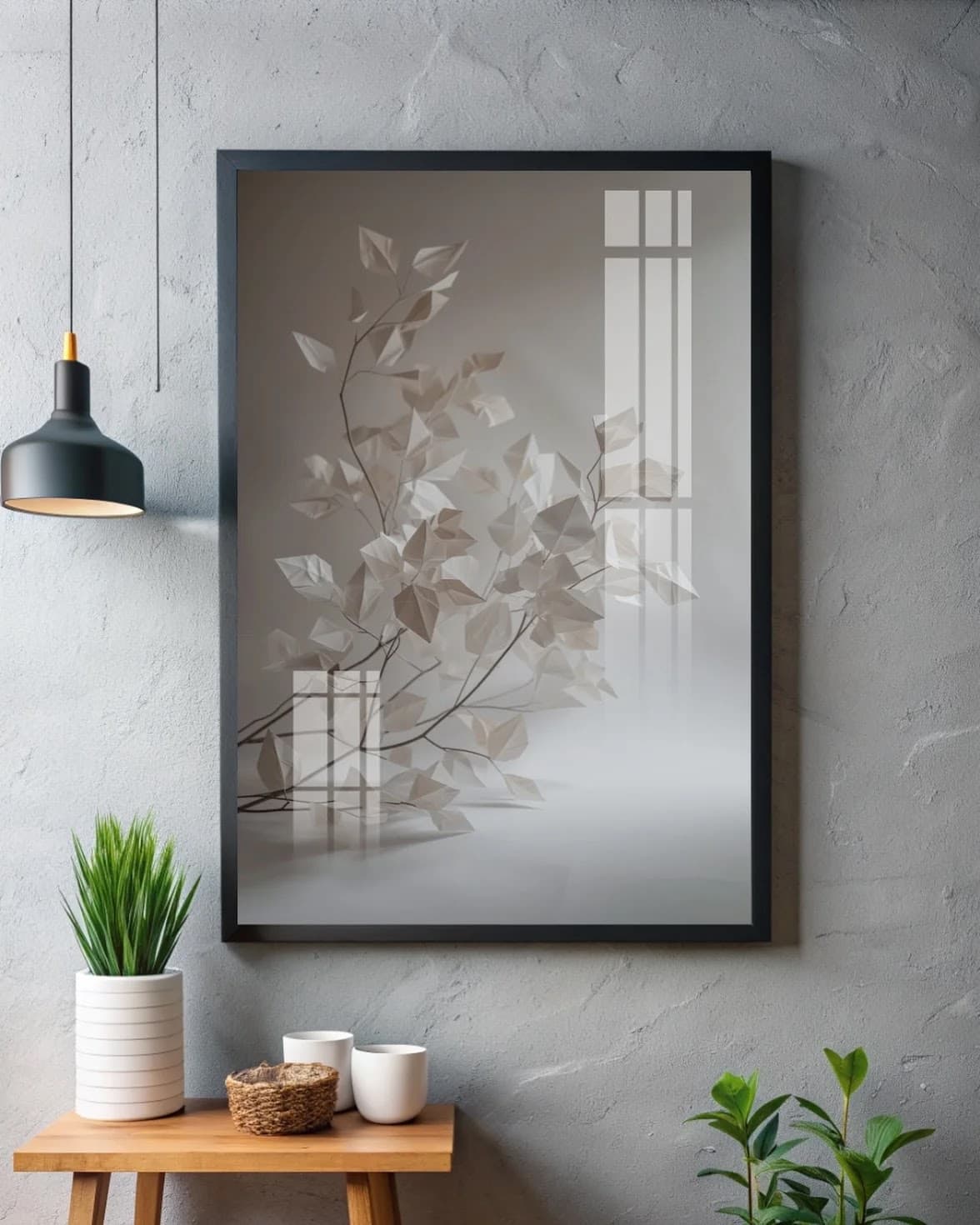 Quadro Sombra e Luz dos Galhos