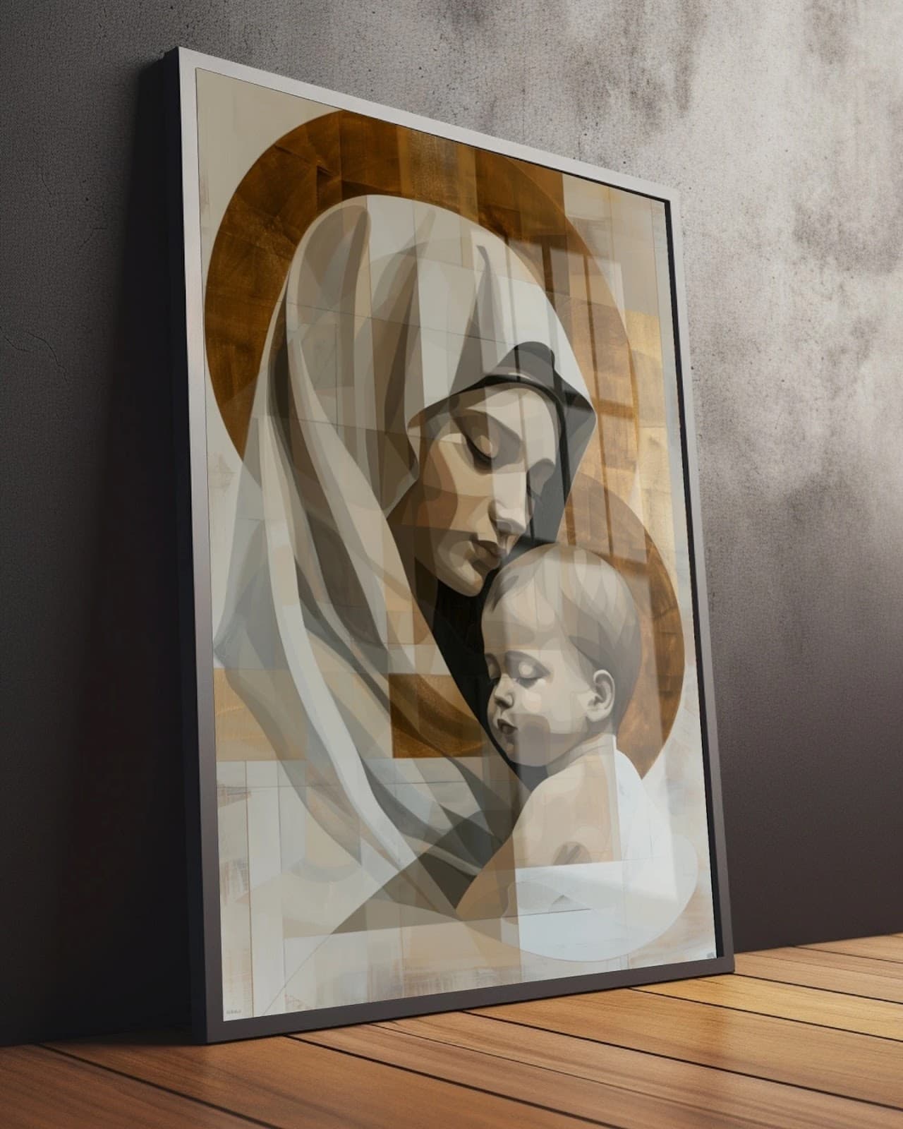 Quadro Virgem Maria com o Menino Jesus