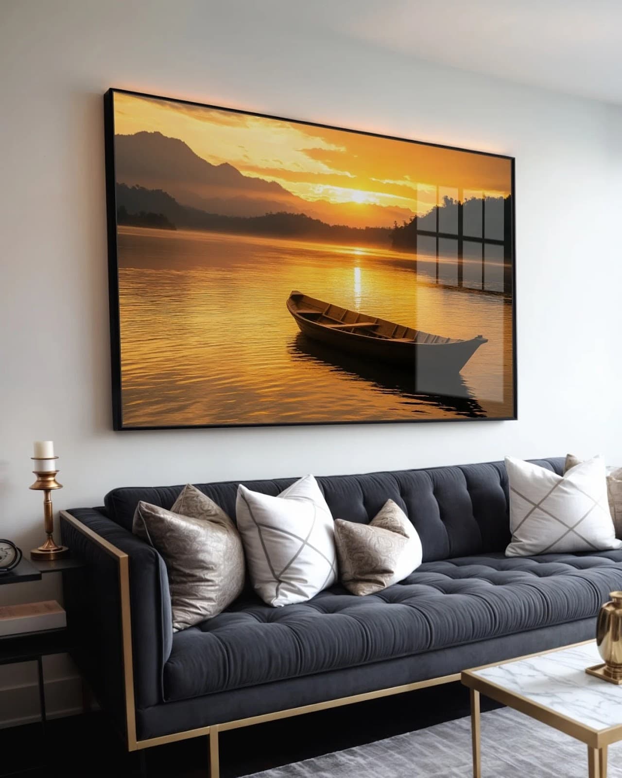 Quadro Serenidade Dourada