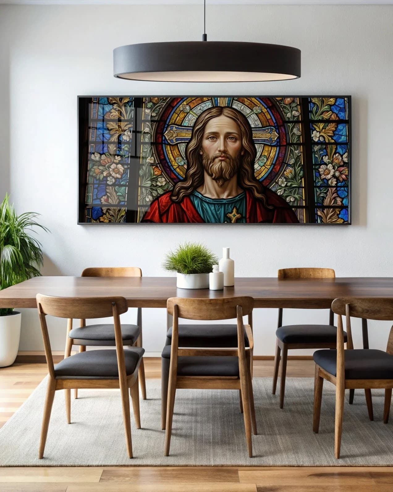 Quadro Vitrais de Fé