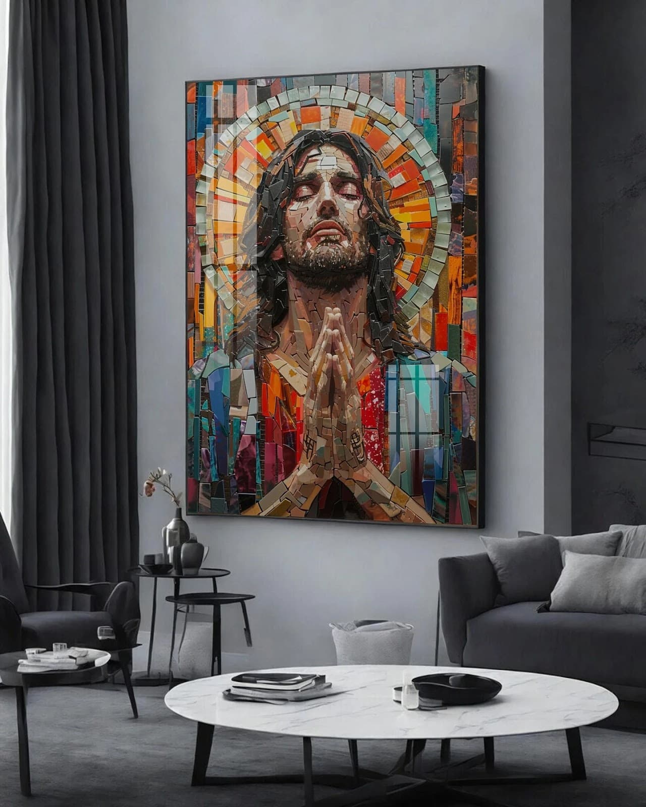 Quadro Cristo e a Misericórdia