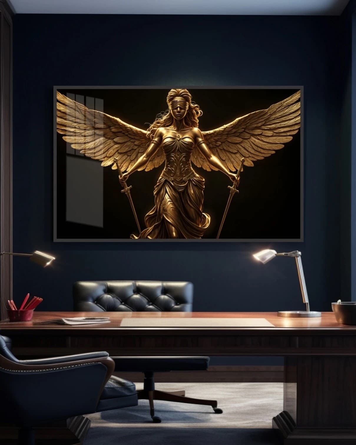 Quadro O Guerreiro de Ouro