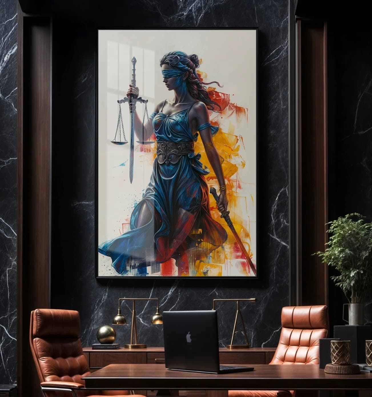 Quadro Lady Justice
