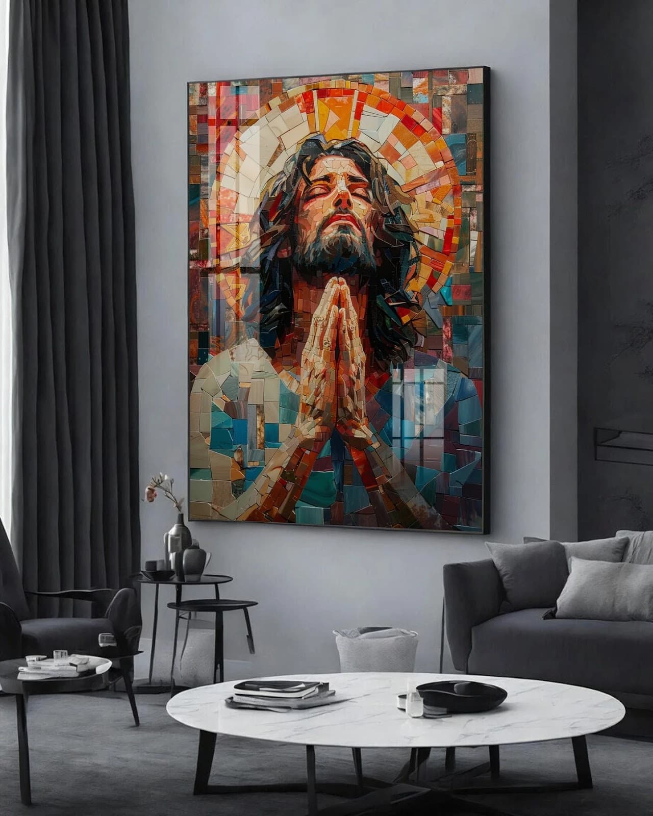 Quadro Oração em Cores