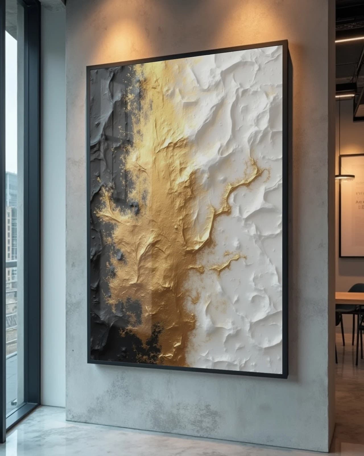 Quadro Texturas Abstratas Tranquilas