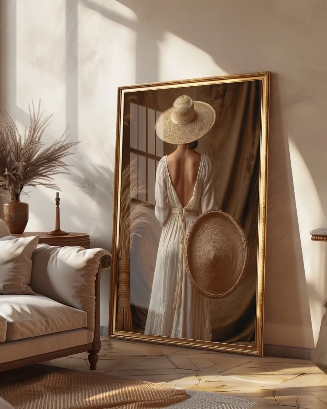 Quadro Mulher em Retrato Elegante