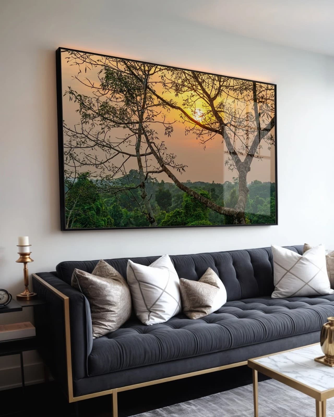 Quadro Floresta ao Amanhecer