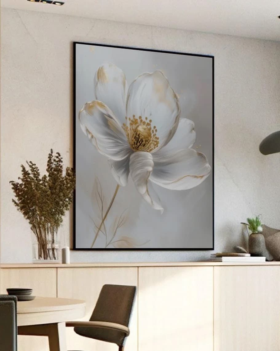 Quadro Delicadeza em Branco