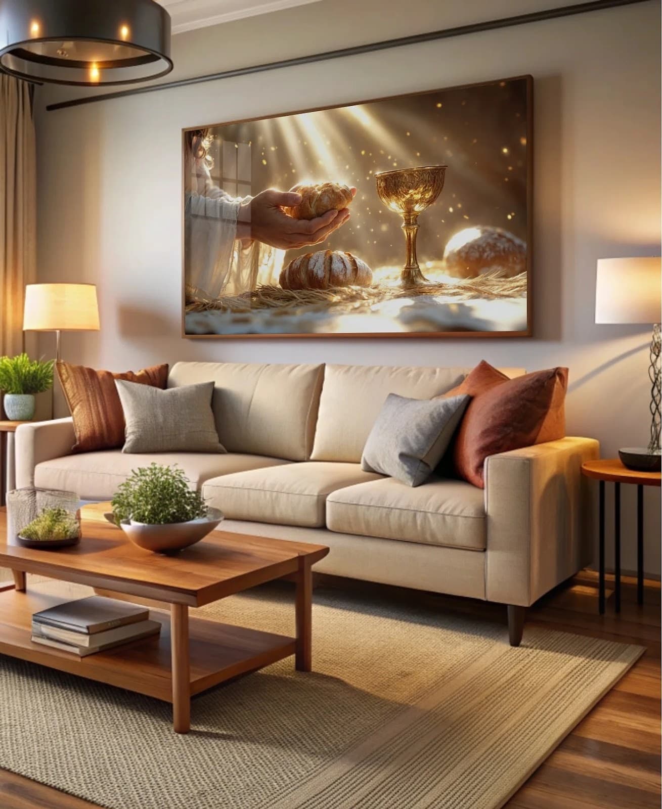 Quadro Mãos em Comunhão
