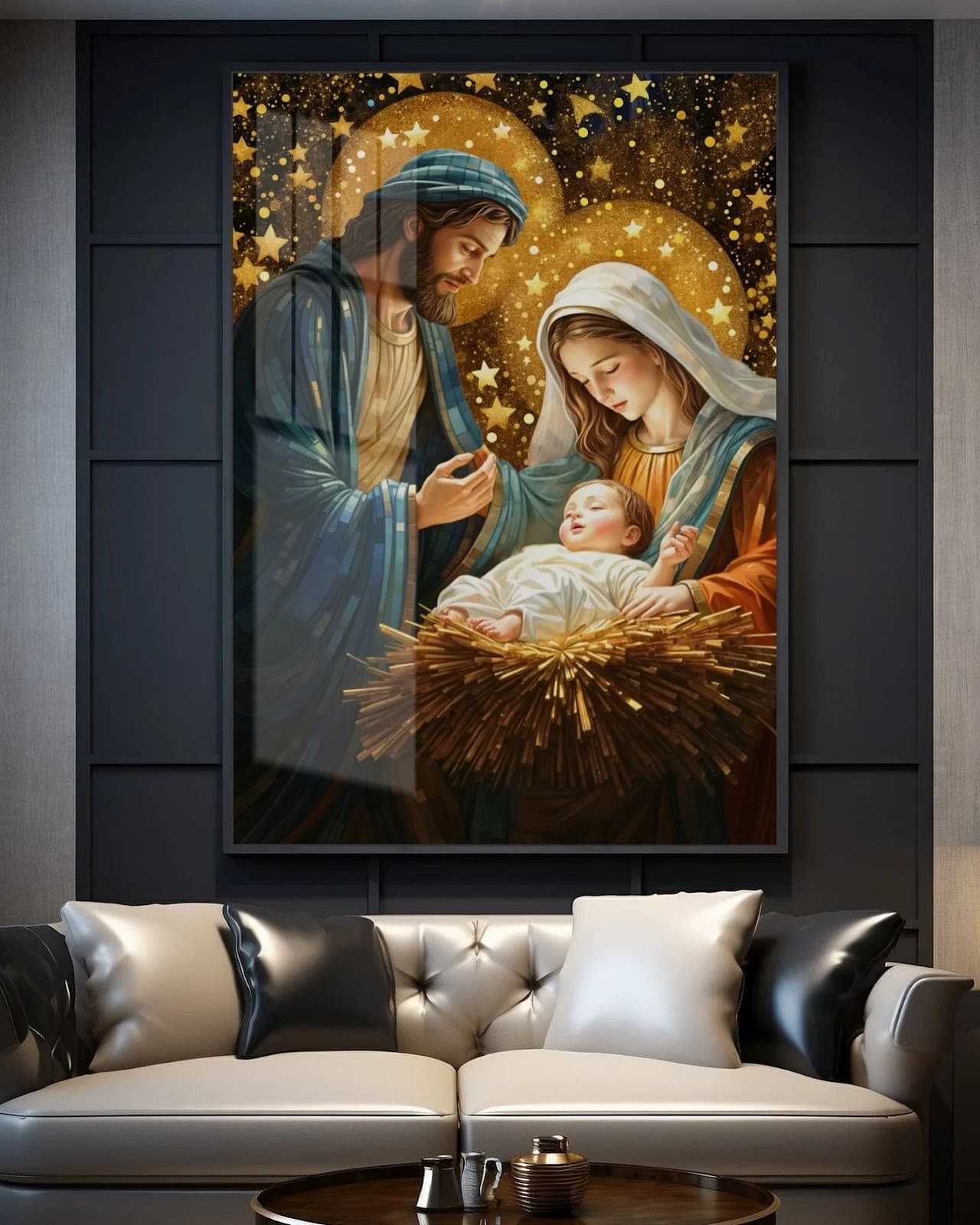 Quadro Presépio Iluminado