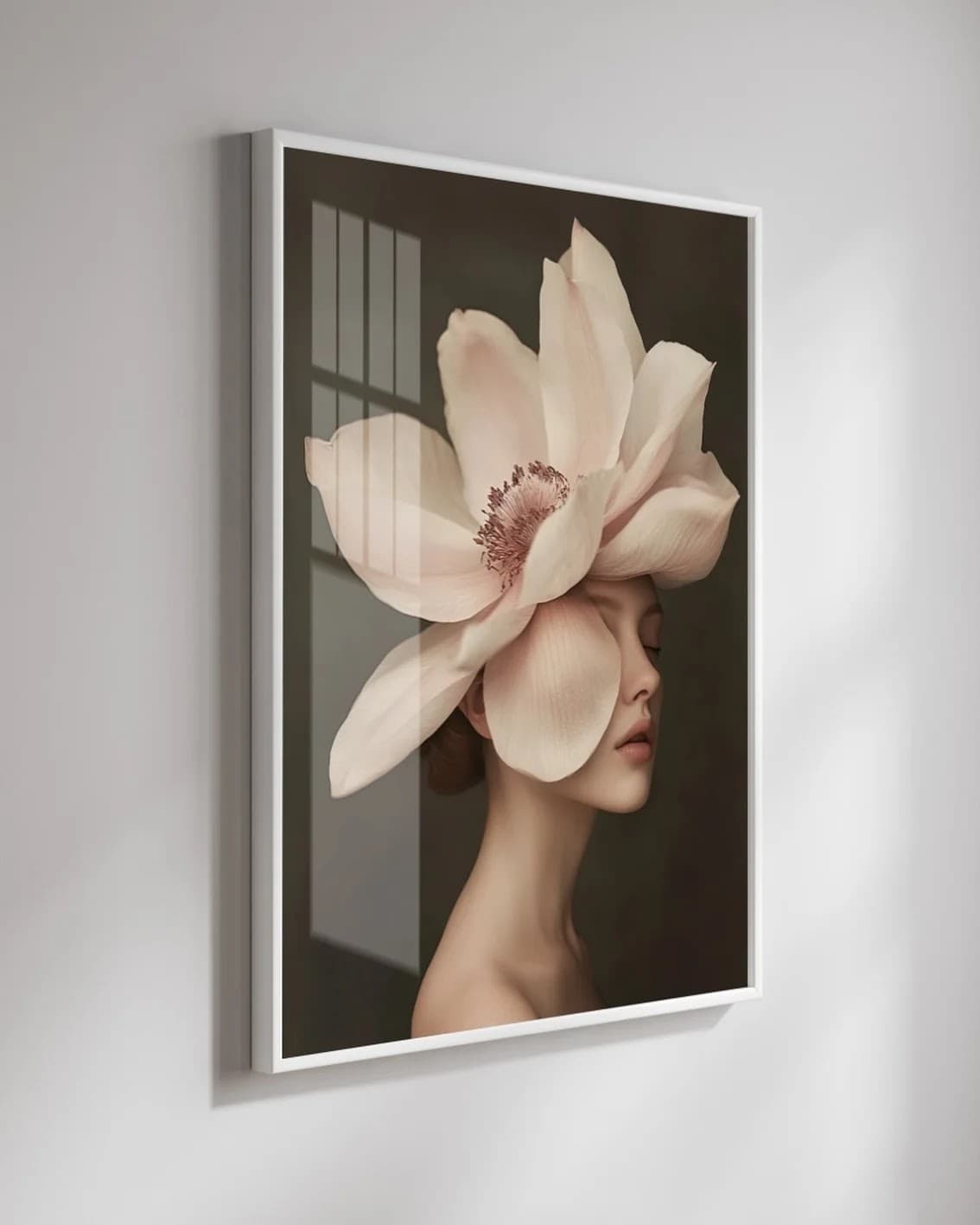 Quadro Magnólia e Retrato
