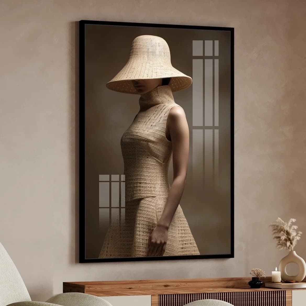 Quadro Mulher Invisível