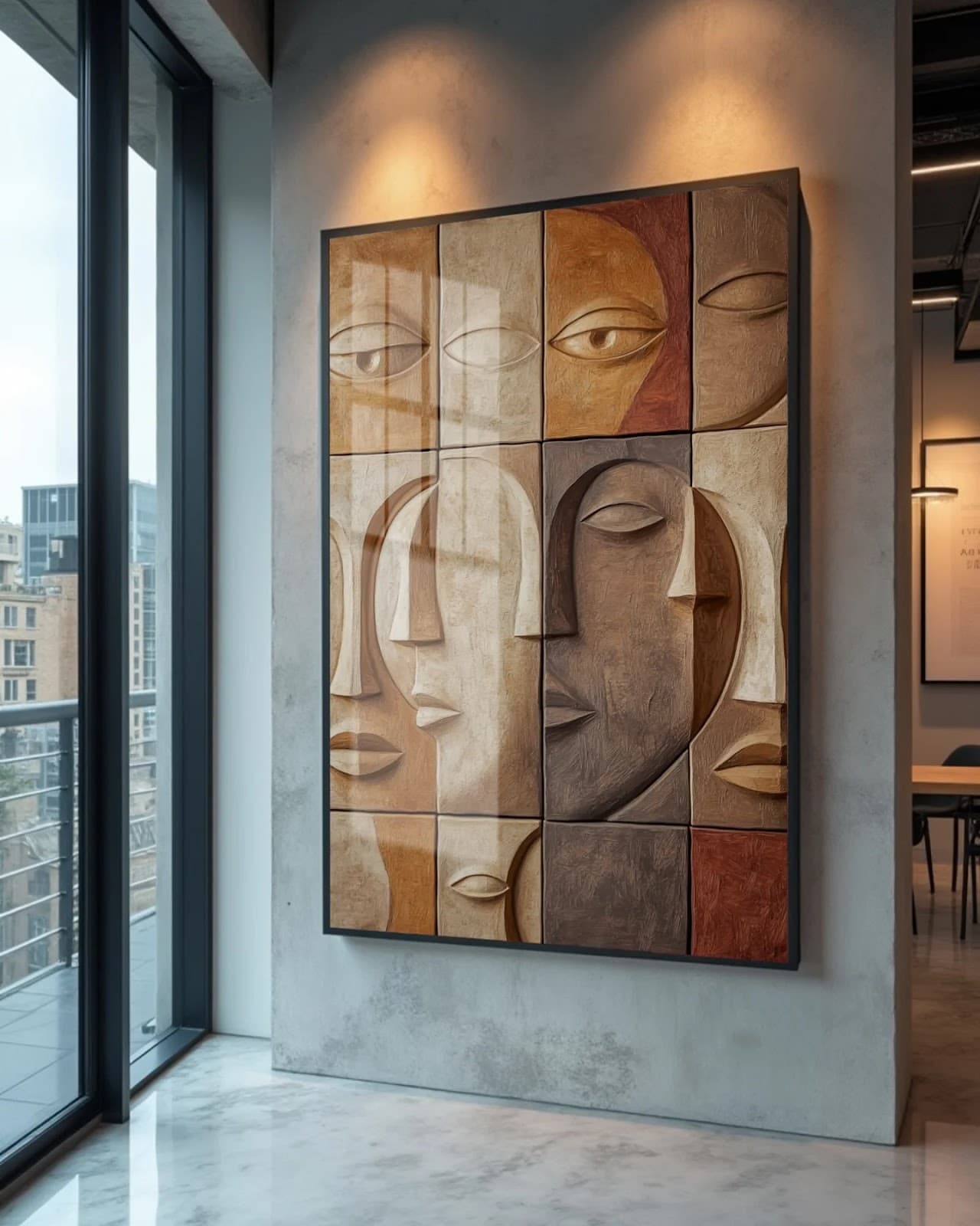 Quadro Faces em Harmonia