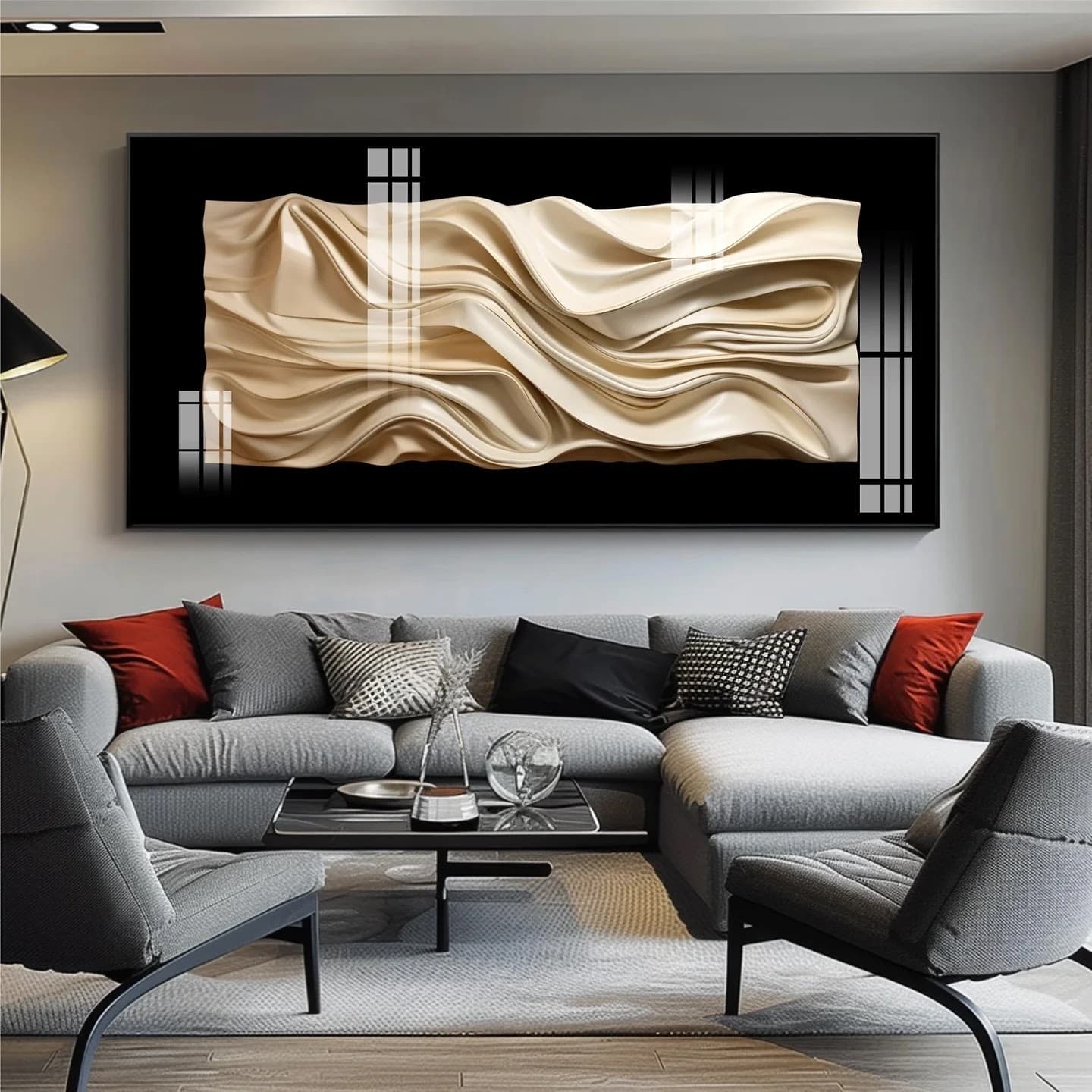 Quadro Ondas Suavidade do Ser