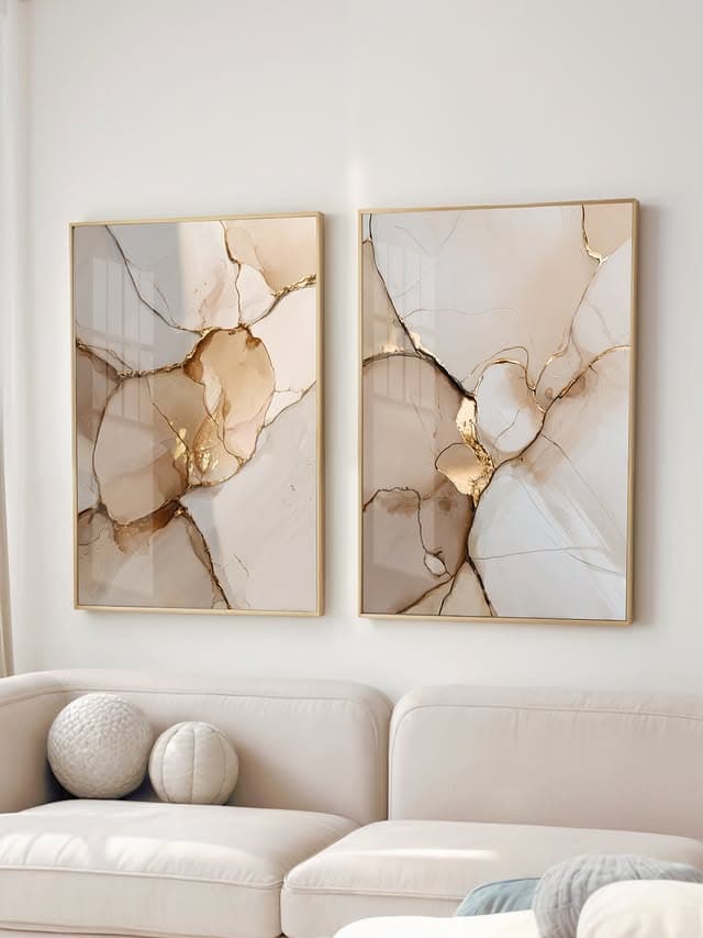 Dupla de Quadros Decorativos Harmonia