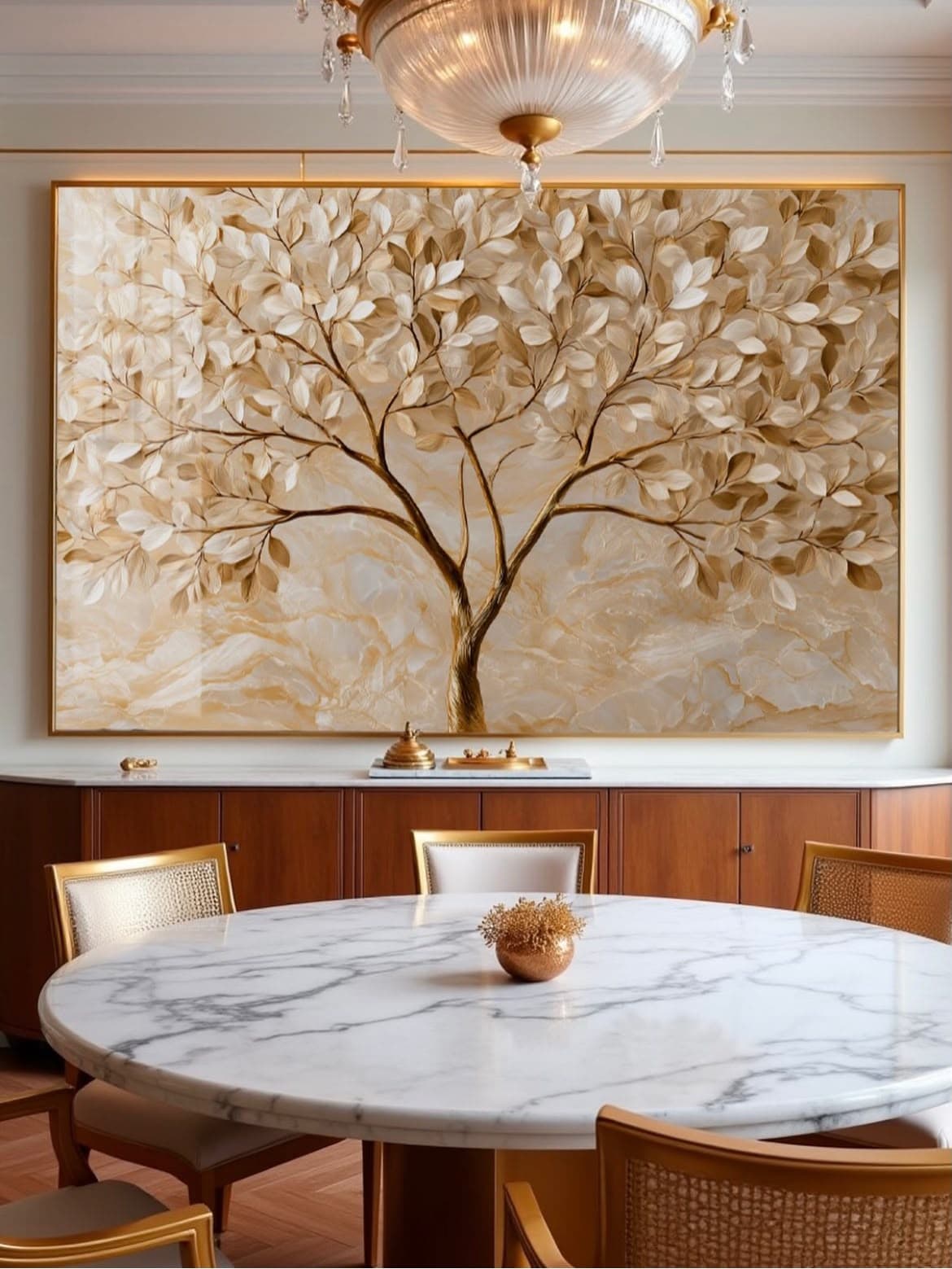 Quadro Decorativo Onda a vida Floresce