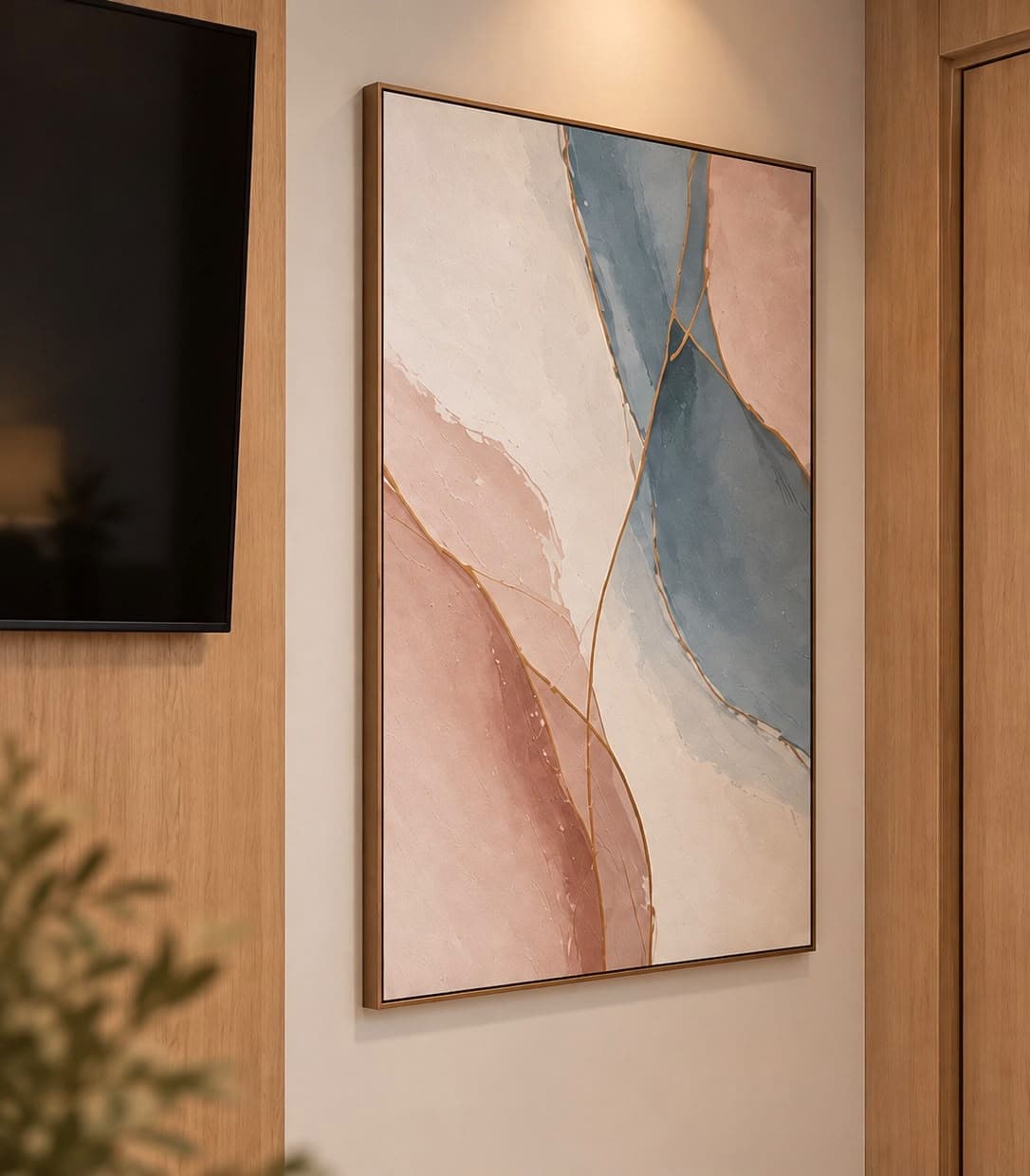 Quadro Decorativo Abstrato Clean