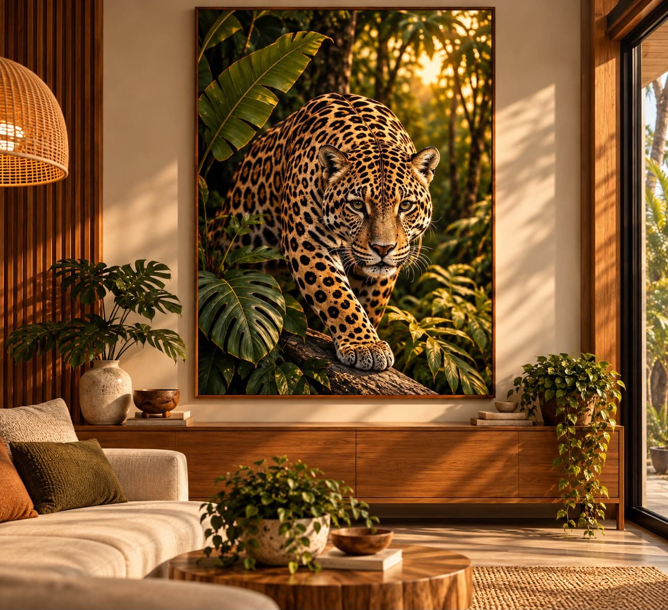 Quadro Decorativo Olhar da Selva