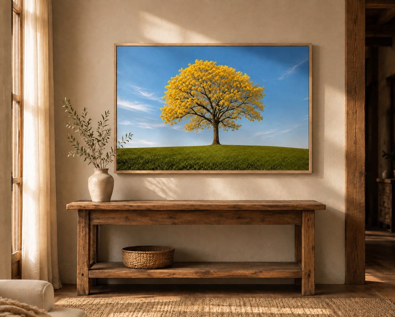 Quadro Decorativo Ipê Amarelo