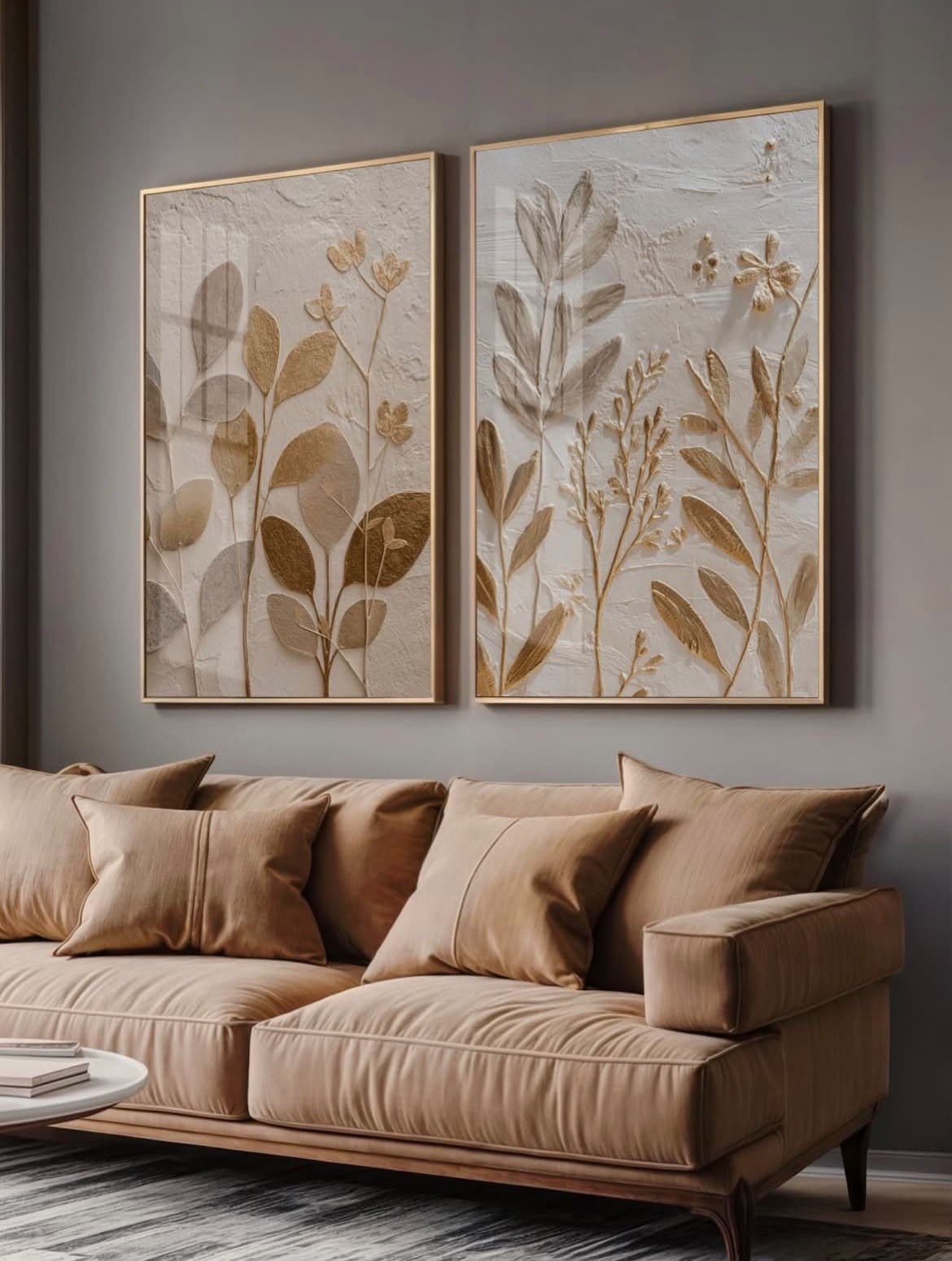 Dupla de Quadros Decorativos Alma Botânica