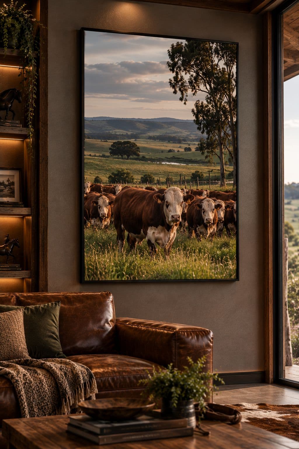 Quadro Decorativo Braford Fazenda