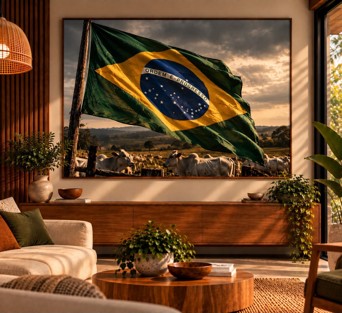 Quadro Decorativo Raízes do Brasil