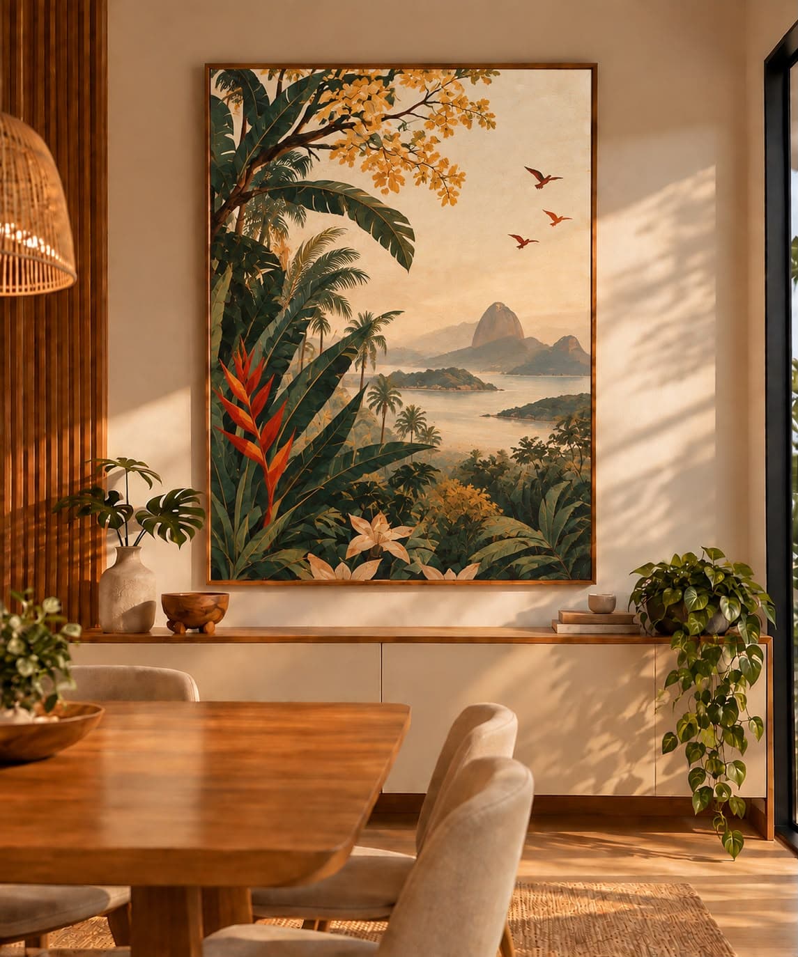Quadro Decorativo Paraíso Tropical